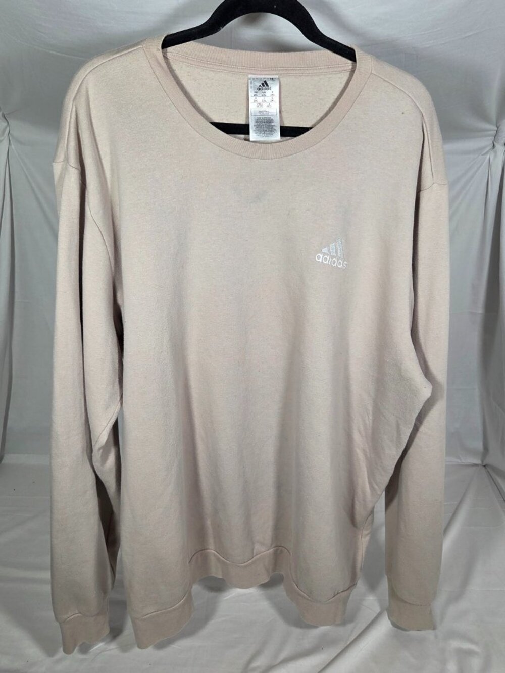 Adidas Mens Core Golf Sweatshirt  Crew Neck -Tan -Size: 2 Extra Large